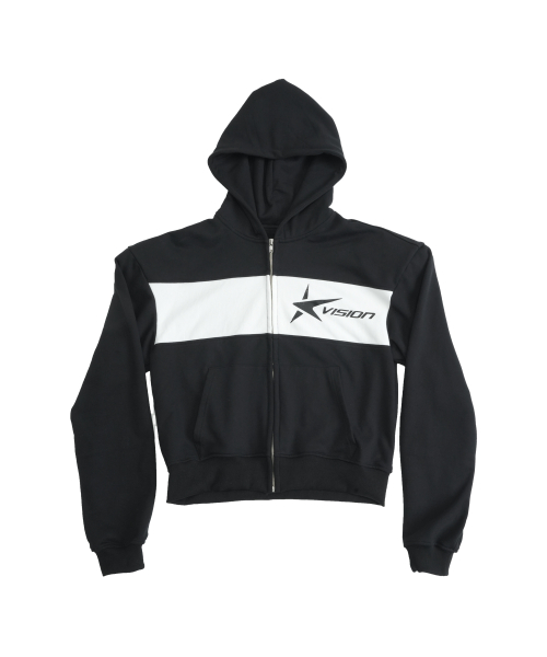 STAR LOGO худи ZIP-UP чёрный