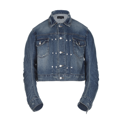 Curved Denim Trucker Куртка Blue Denim
