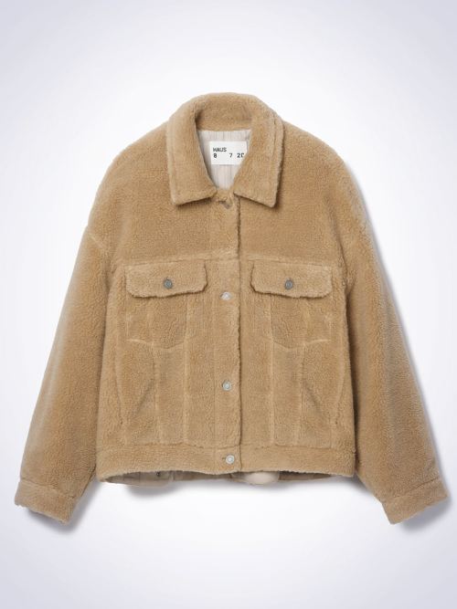 POCKET FLEECE куртка CAMEL