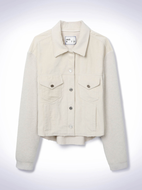 NOI CORDUROY KNIT куртка IVORY