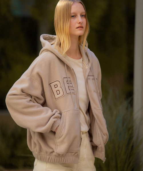 BETR fleece худи zip-up [KNFW04JP05]_[2color]