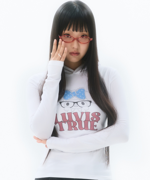 [MY MELODY] HOOD T-SHIRT(WHITE)