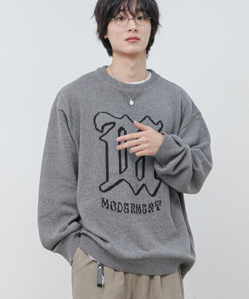 Свитер оверсайз Washable Nordic (Charcoal)
