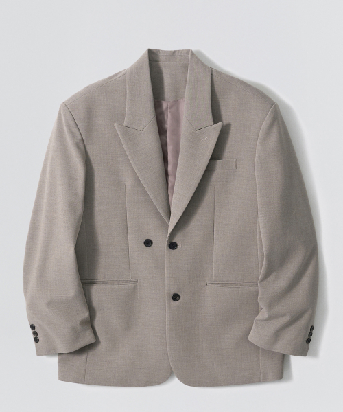 Classic Single Blazer_Beige