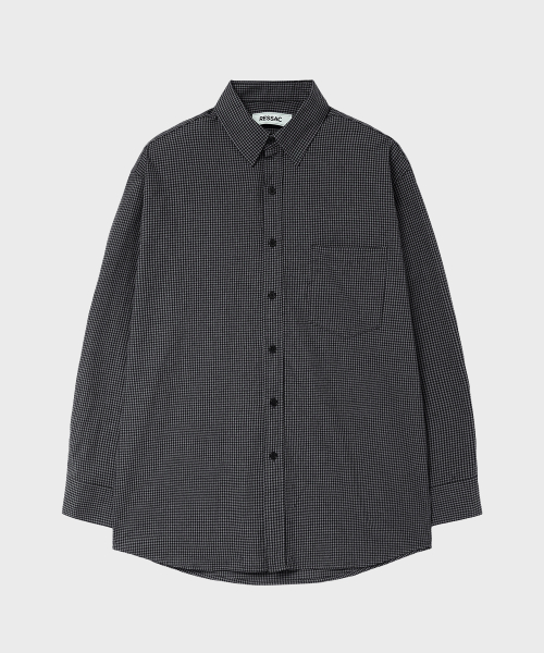 Свободная рубашка Rivage в клетку gingham charcoal