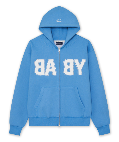 Baby Logo Cubic Hooded Zip-Up Sky preview
