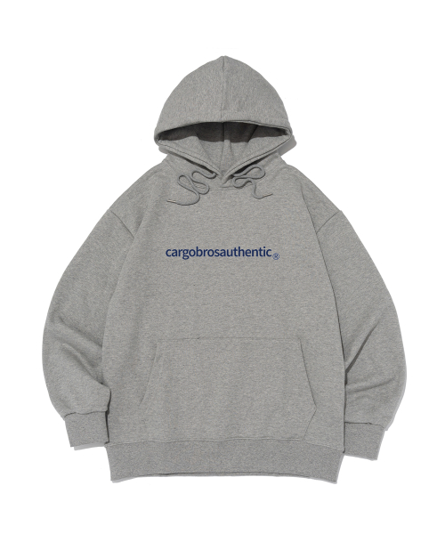 Худи с винтажным логотипом Authentic (Gray)