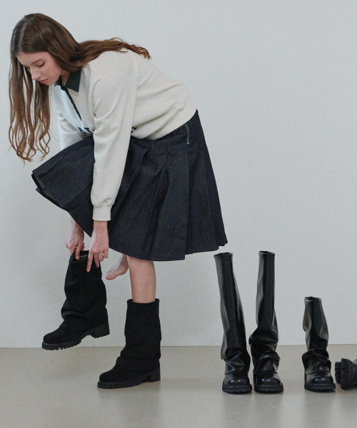 Slouchy Mid Boots (att6017)