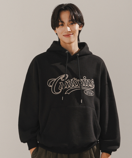 Curtain Hoodie Black ISHD2663