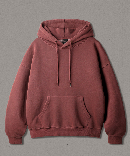 Siena Blur Pigment Hoodie Burgundy ISHD2670