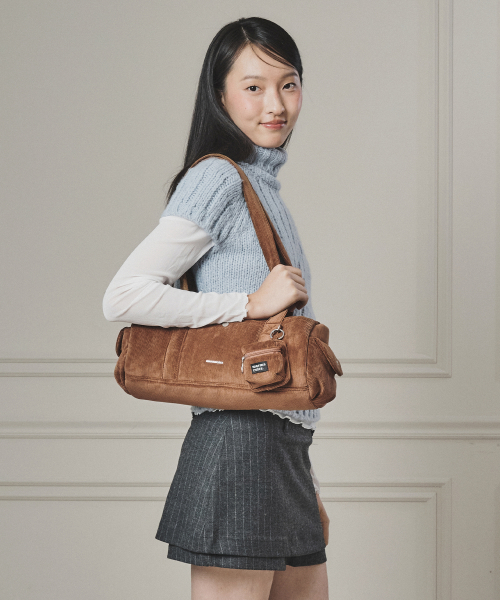 마스마룰즈() [파우치세트]Tubby roll bag_Corduroy Camel 상품 이미지