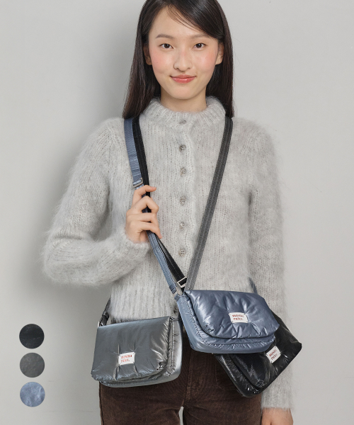 마스마룰즈() [선물 포장]mini ver. Plumpy daily cross bag_Glossy 3 Colors 상품 이미지
