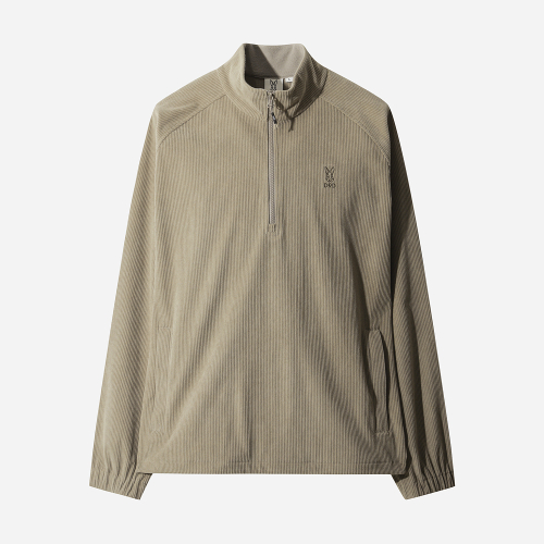 Анорак Grainfield Corduroy Half Zip (DARK BEIGE)