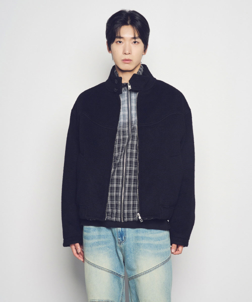 HARRINGTON WOOL JACKET (3COLOR)