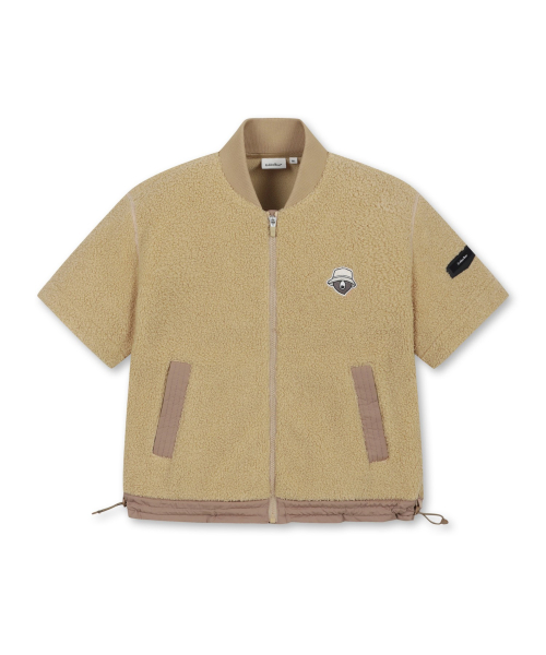 (W) Short Sleeve Fleece Jacket G5UAW25801BEX