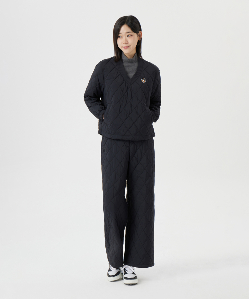 (W) Quilted Wide Pants G5PAW25861BKX