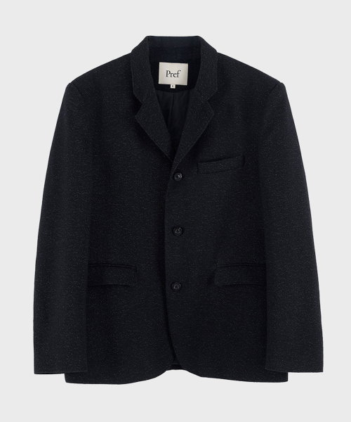 BLACK TWEED SPORTS COAT