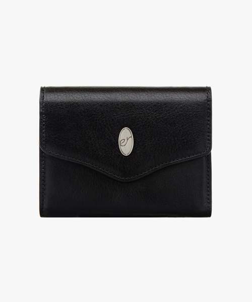 Lina trifold wallet - Чёрный