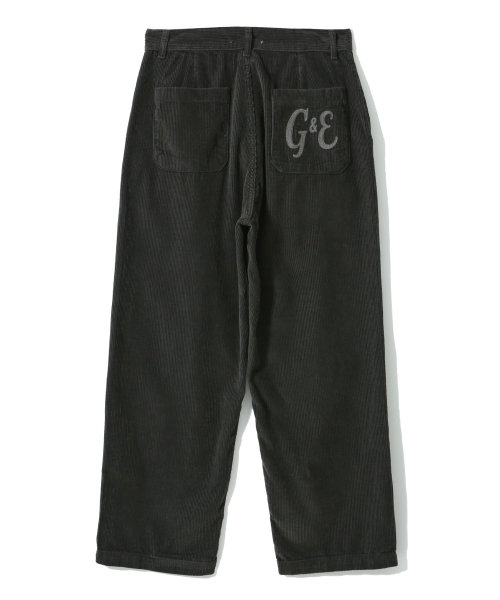 Corduroy Loose-Fit брюки (dark green)