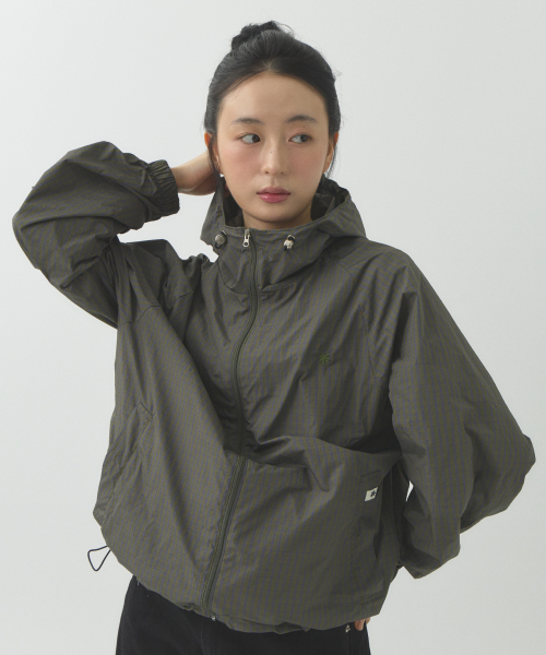 Stitch Check Hooded куртка (Olive)