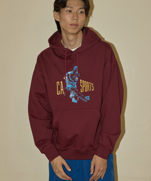 Худи NO.271 CA Sports 82 (Burgundy)
