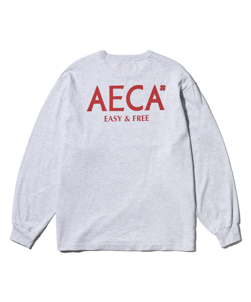 AECA SIGNATURE LONG SLEEVE-LIGHT Серый