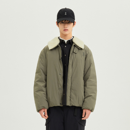 Флисовый пуховик Kona High Warm D7 (DARK BEIGE)