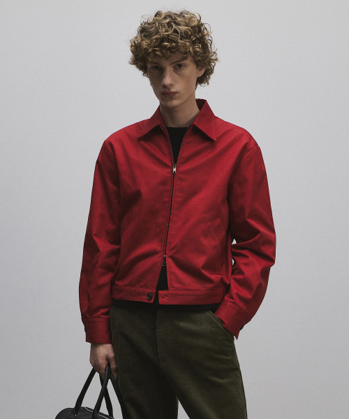 хлопок TWILL BLOUSON куртка Красный