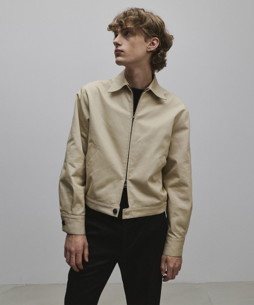 хлопок TWILL BLOUSON куртка Бежевый