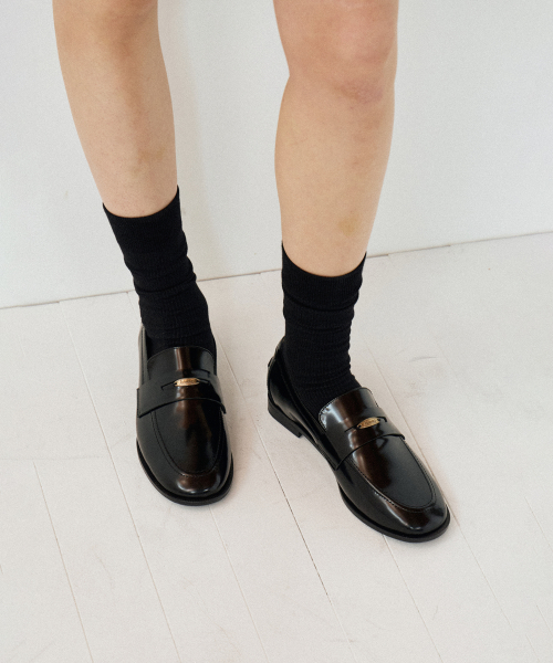 PLATE LOAFER (BLACK)