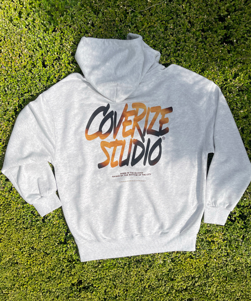 Худи с логотипом COVERIZE STUDIO (L/GRAY)
