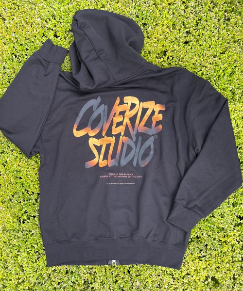 Худи с логотипом COVERIZE STUDIO (BLACK)