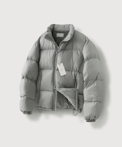Короткий пуховик Core Lining_Gray