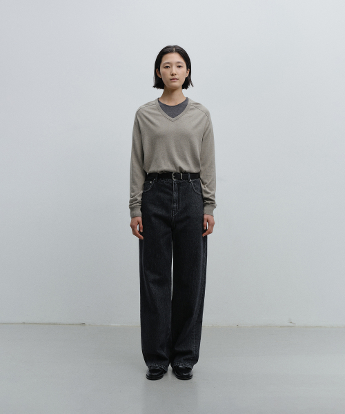 w. Clair Relaxed Denim (Black)