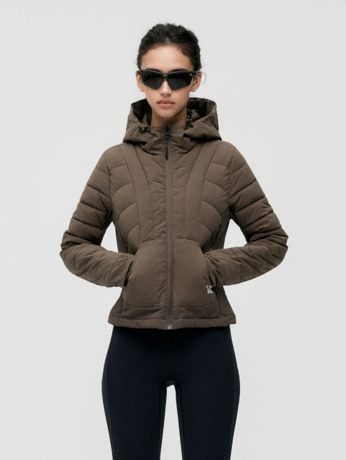 WS LIGHTWEIGHT PADDED JACKET-DARK Коричневый