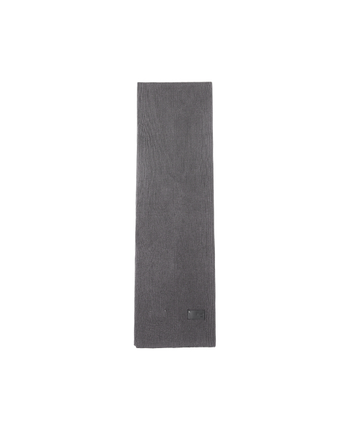 Basic knit muffler CHARCOAL