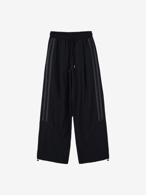 Широкие нейлоновые брюки Reflect (Black)