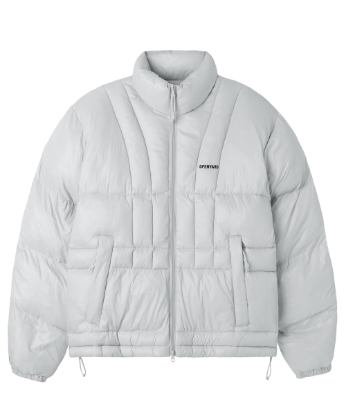 VERTICAL PANEL PUFFER куртка - LIGHT Серый