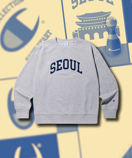 챔피온() C로고 루즈핏 시티 스웨트셔츠 SEOUL 상품 이미지