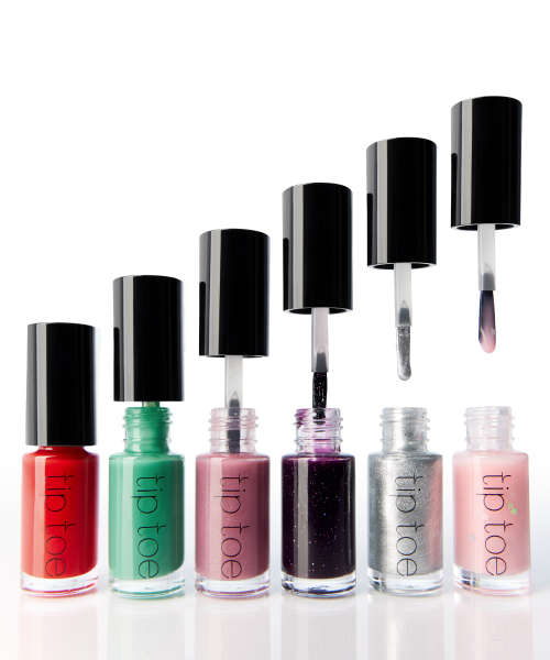 팁토우() [6PACK] 미니 네일 폴리쉬 (6 Colors) 상품 이미지