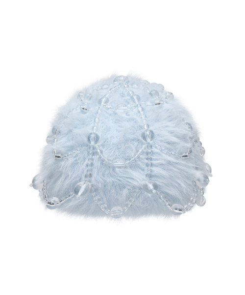 [X SUSAN FANG] FURRY BUBBLE HAT - SKY BLUE