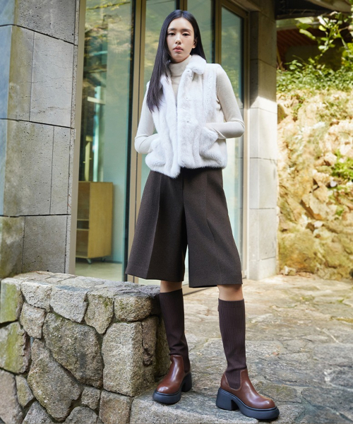 Шерстяные бермуды FW
