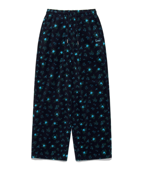 Женские флисовые брюки с цветочным принтом Navy