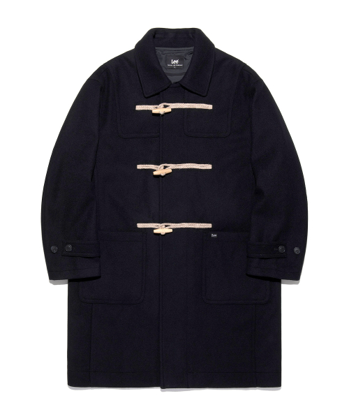 Длинное дафлкот из шерсти Navy