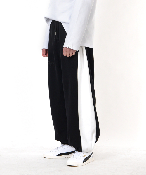 Essential Balloon Wide Sweat Брюки (разрезные White)