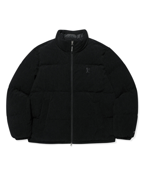 Вельветовый пуховик Black