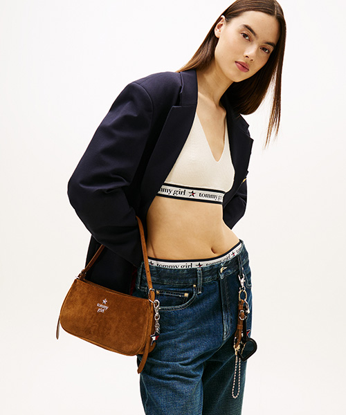 타미진스() 스웨이드 숄더백 (T32G0ABG81TWT1GPK) 상품 이미지