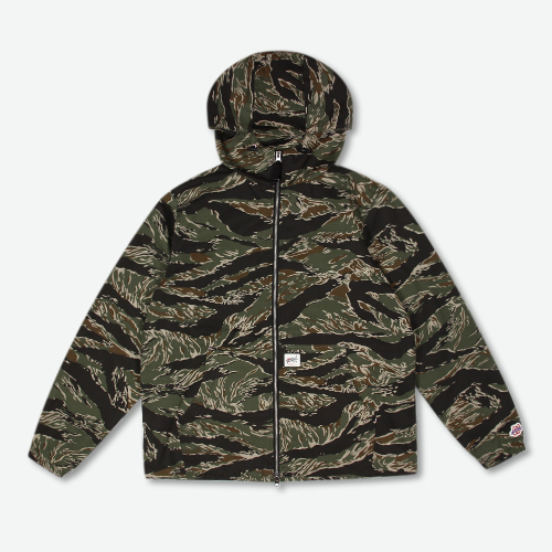 Худи на молнии с камуфляжным лого Wave Tiger Camo