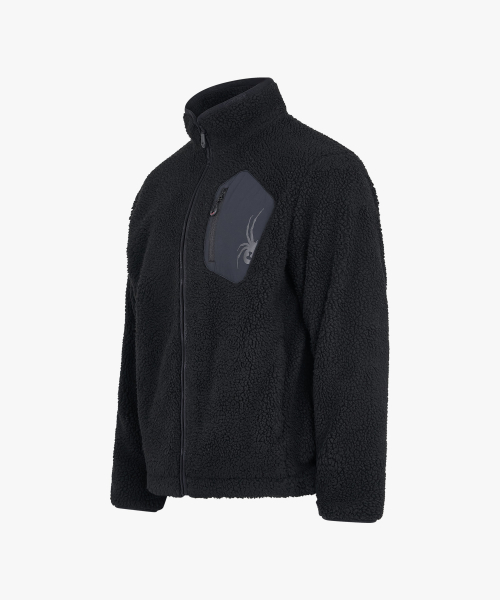 Мужская Fleece Стёганая зипка SPKWCNFT305MBLK