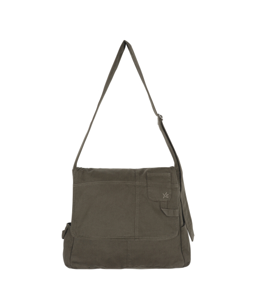 TCM washed vintage pocket cross bag (brown)